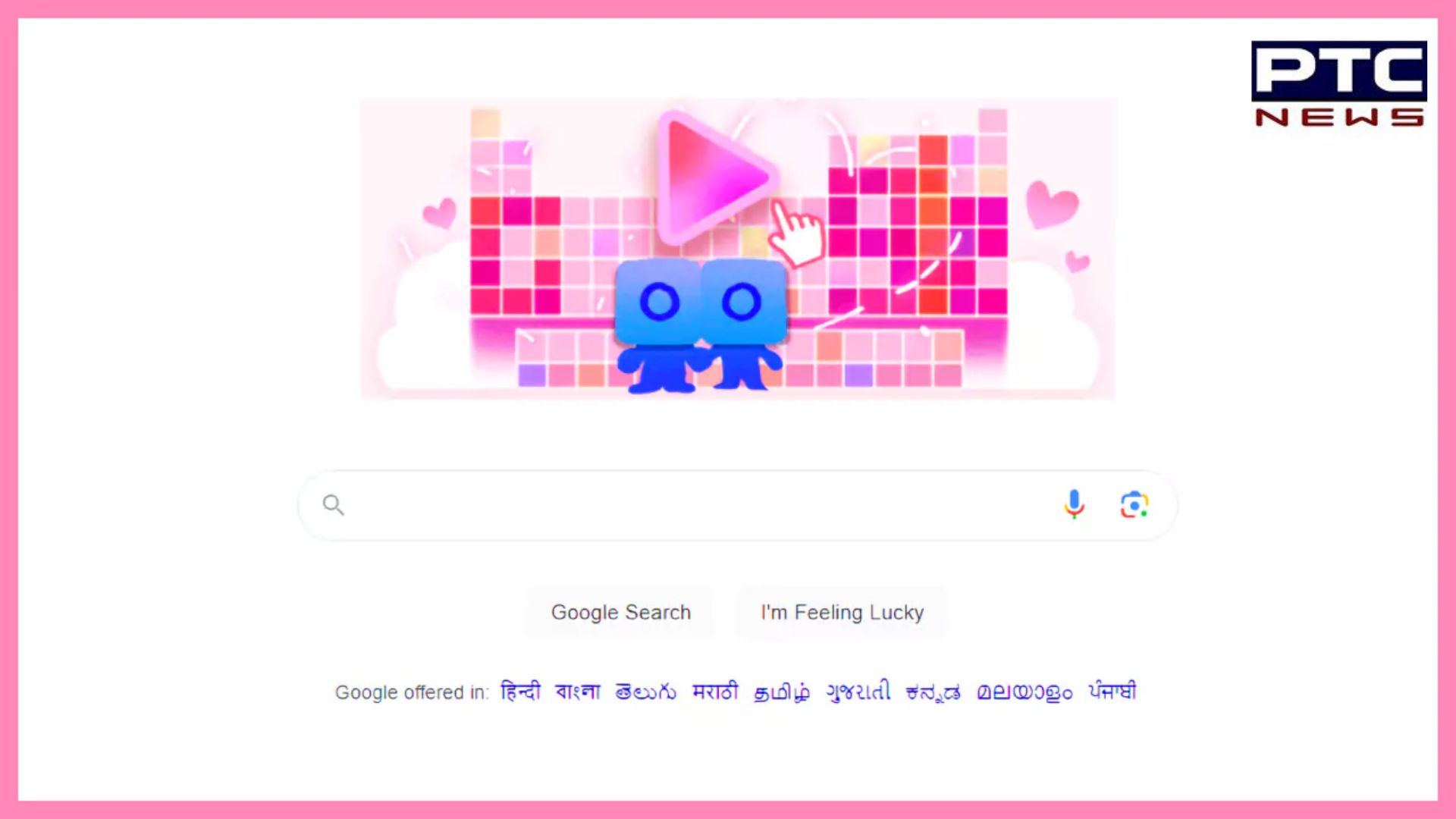 Google Doodle marks Valentine's Day 2024 with a 'scientific twist' on chemistry